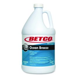 BestScent Ocean Breeze Deodorizer, Ocean Breeze Scent, 1 gal Bottle, 4/Carton