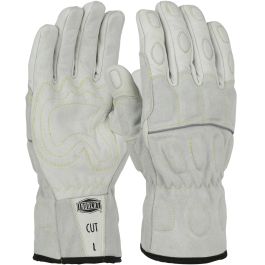 Ironcat® Buffalo Utility Glove with Kevlar® and Foam Padded Knuckle, Dorsal & Wrist Guards, Gray, 2XL 9076/2XL