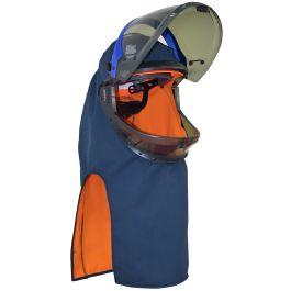 40 cal/cm2 Lift Front Arc Flash Hood, Navy, OS 9150-53850