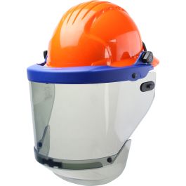 Arc Shield with Full Brim Hard Hat - 12 Cal/cm2, Green, OS 9150-56511