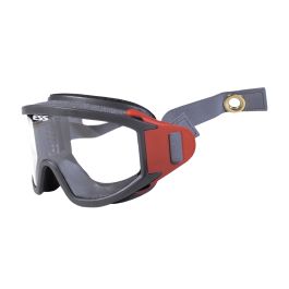 Fire & Rescue Helmet Goggle with Advanced ESS ClearZone™ FlowCoat Lens and Two-Piece Strap, Gray, OS 937-ESS01CB-EXS