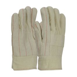 Economy Grade Hot Mill Glove with Three-Layers of Cotton Canvas and Burlap Liner - 28 oz, Natural, MENS 94-928I