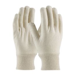 Economy Weight Cotton Reversible Jersey Glove - Men's, Natural, MENS KJ55I