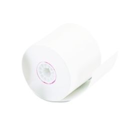 Impact and Inkjet Print Bond Paper Rolls, 0.5" Core, 2.25" x 128 ft, White