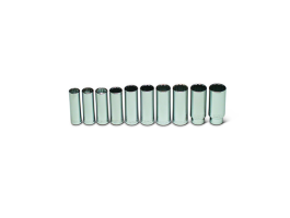 10 Pieces—12 Pt. Deep Metric Socket Set, 1/2" Drive Size, 10 Pieces 473