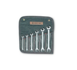 Metric Open-End Wrenches, 10 Pieces, Full Polish Finish 741