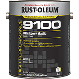 High Performance - 9100 System DTM Epoxy Mastic - Available Colors - 1 Gallon - White