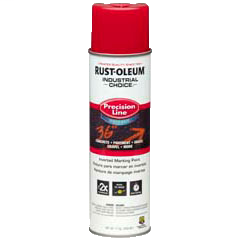 Industrial Choice - M1800 System Water-Based Precision Line Marking Paint - Colors - Safety Red