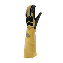 Ironcat® Premium Top Grain Goatskin Welder's Glove with Split Cowhide and Climax™ Aerogel - Kevlar® Stitched - Left Hand Only, Gold, XL 9070LHO/XL