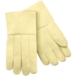 Aramid/Fiberglass Thermal Protective Gloves, Wool Insulated Lining, 14" Length, One Size Fits All