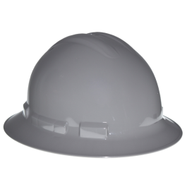 Quartz™ Full Brim 6 Point Ratchet Hard Hat - Dark Gray QHR6-DARK GRAY