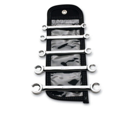 Metric Flare Nut Wrenches, 5 Pieces, Satin Finish 744