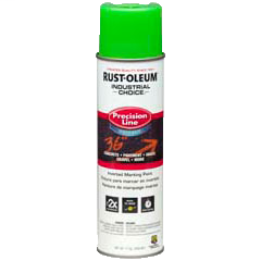 Industrial Choice - M1800 System Water-Based Precision Line Marking Paint - Colors - Fluorescent Green