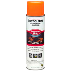 Industrial Choice - M1800 System Water-Based Precision Line Marking Paint - Colors - Fluorescent Orange