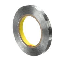 3M™ Aluminum Foil Tape 425, Silver, 75 mm x 55 m, 4.6 mil, 12 Roll/Case