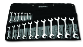 15° & 60° Angle Wrench Set, 18 Pieces, Satin Finish 732