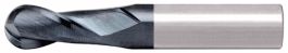 1"X1" 2 FLUTE BALL SINGLE END CENTER CUTTING ALTIN CARBIDE END MILL