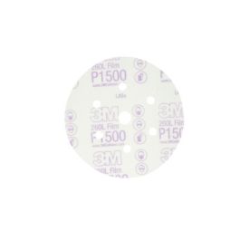 3M™ Hookit™ Red Finishing Film Abrasive Disc 260L, 01133, 6 in, Dust Free, P1500, 25 discs per carton, 4 cartons per case