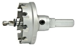1" CARBIDE TIPPED HOLE CUTTER, 3/16" DOC