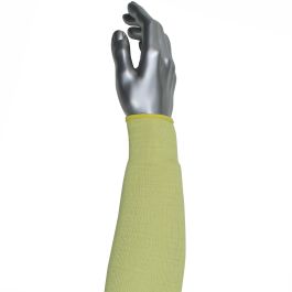 2-Ply Aramid Sleeve with Cotton Liner, Yellow, 14" MSKC-14