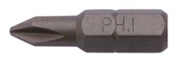 #1 X1-1/4 X 5/16 HEX POZIDRIV BIT 2/CARD