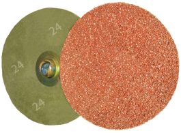 3" X 36 GRIT CERAMIC QUICK CHANGE RESIN FIBRE DISC TYPE 'S'