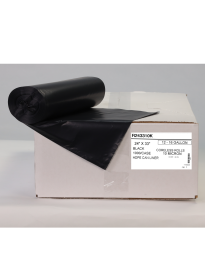 24X33 10 MIC BLK Can Liners 1000/CS 20/50'S PRIVATE STOCK LABEL