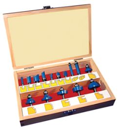 15PC .MULTI-PURPOSE ROUTER BIT SET