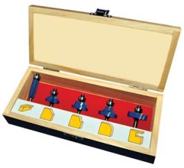 5PC . EDGE FORMING ROUTER BIT SET