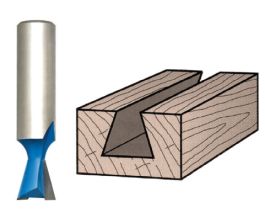 1/2 X 1 3/4 DOVETAIL ROUTER BIT