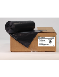 40X46 1.5 MIL BLK Can Liners 100/CS 5/20'S CORELESS STOCK REPRO 1.5 AND ABOVE