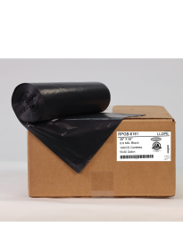 38X58 2.0 MIL BLK Can Liners 100/CS 10/10'S CORELESS STOCK REPRO 1.5 AND ABOVE