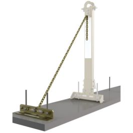3M™ DBI-SALA® SecuraSpan™ Rebar/Shear Stud HLL Tie-Back Base with Chain 7400214, 1 ea
