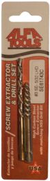 #1 SCREW EXTRACTOR SPIRAL FLUTE WITH 5/64 LEFT HAND DRILL CARDED