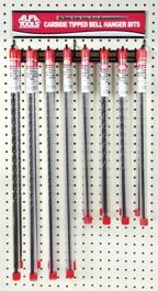 16 PC CARBIDE TIPPED BELLHANGER DISPLAY