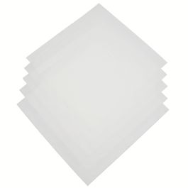 9" x 9" 100% Polyester Wipe, White, OS WIPE-9x9D